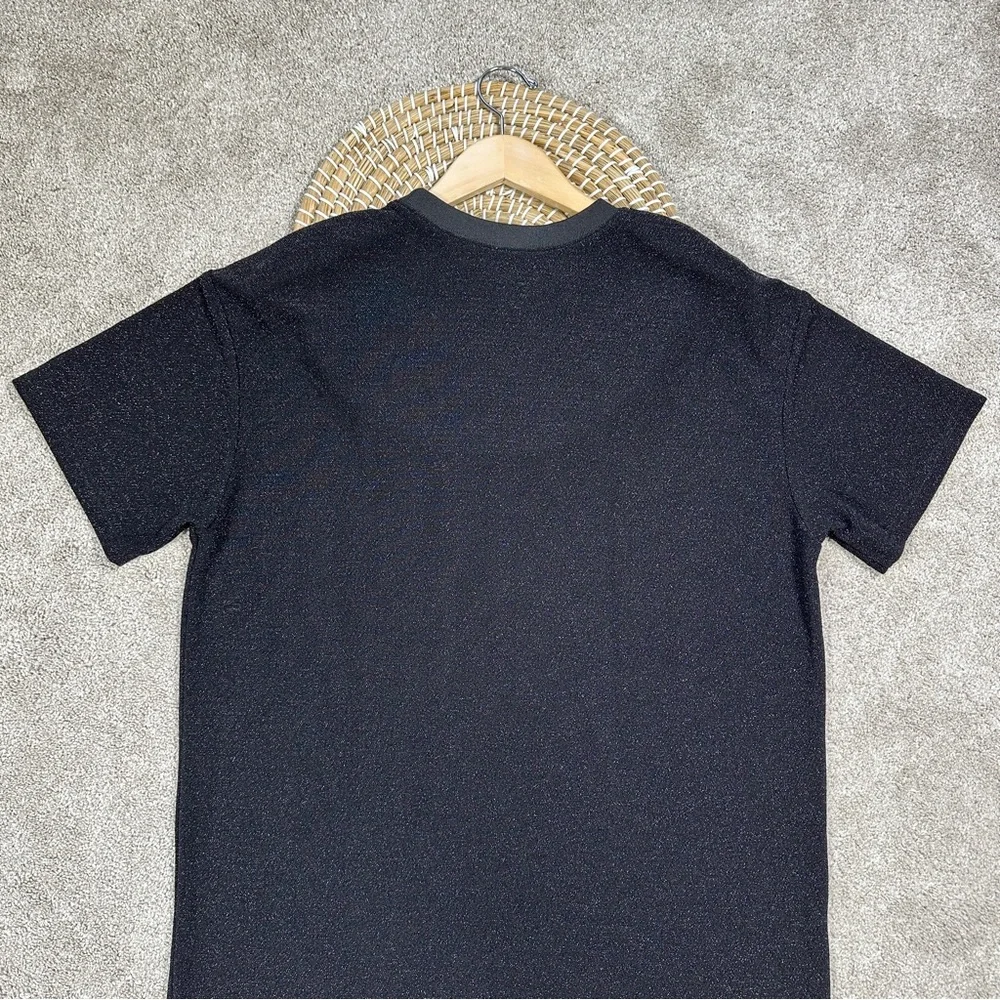 SOLD | Dressed in Lala Casual Luxe Midi Dress in Black Disco Sparkle Boxy S - Picture 10 of 16